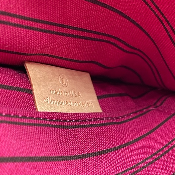 Louis Vuitton Saint Barth Neverfull Pivone Pochette Clutch Wristlet Pouch Rare - Picture 13 of 15